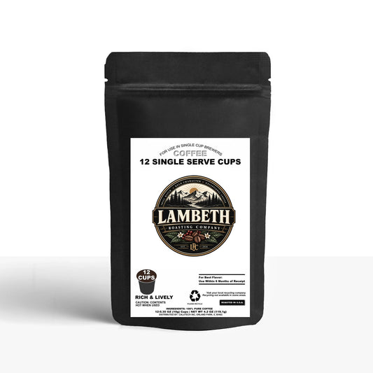 12 Pack Single Serve Coffee Capsules